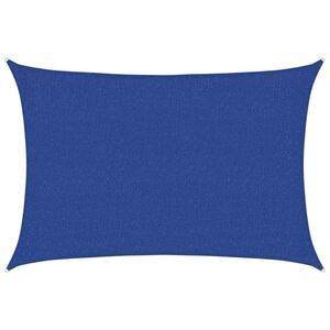 vidaXL solsejl 2x2,5 m 160 g/m&sup2; HDPE bl&aring;