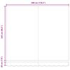 vidaXL markise 300x250 cm manuel betjening brun