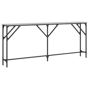 vidaXL konsolbord 180x23x75 cm konstrueret tr&aelig; gr&aring; sonoma-eg