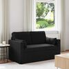 vidaXL Sofa 120cm Sort Metal