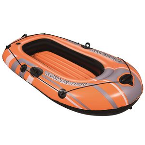 Bestway Roning B&aring;d med opbevaring Orange 155 x 93 cm Vinyl