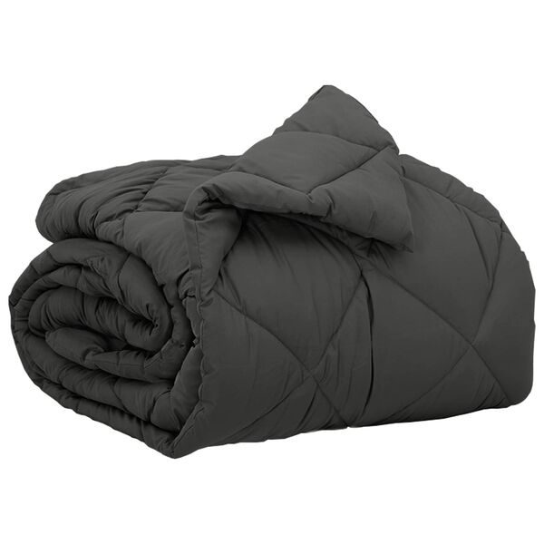 vidaXL Hel&aring;rs dyne Antracit 155 x 220 cm Mikrofiber