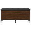 vidaXL opbevaringsb&aelig;nk 102x42x45 cm konstrueret tr&aelig; brun egetr&aelig;sfarve