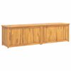 vidaXL hyndeboks 200x50x55 cm massivt teaktr&aelig;
