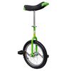 vidaXL Ethjulet cykel 16 tommer justerbar gr&oslash;n
