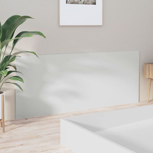 vidaXL sengeg&aelig;rde 200x1,5x80 cm konstrueret tr&aelig; hvid h&oslash;jglans