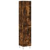 vidaXL skab 34,5x34x180 cm konstrueret tr&aelig; r&oslash;get egetr&aelig;