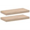 vidaXL v&aelig;ghylder 2 stk. 50x23,5x4 cm konstrueret tr&aelig;