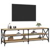 vidaXL tv-bord 160x40x50 cm konstrueret træ sonoma-eg