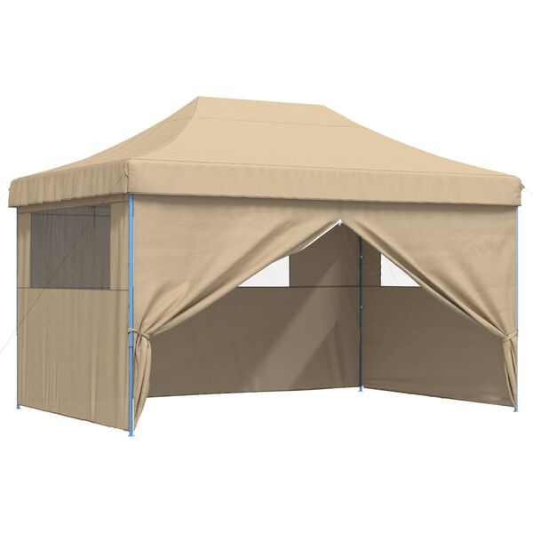 vidaXL Party Tent Beige 292 x 440 x 315 cm Oxford stof