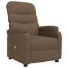 vidaXL massagestol stof brun