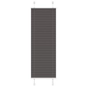 vidaXL Pliss&eacute;gardin Sort 40x100 cm Stofbredde 39,4 cm Polyester