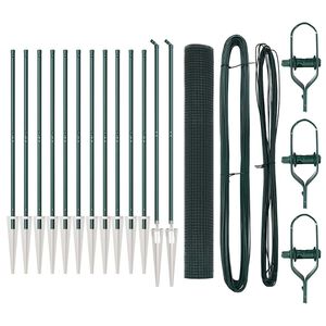 vidaXL Hegnsp&aelig;l Gr&oslash;n 25 x 1,2 m (19 x 19 mm mesh) St&aring;l og PVC