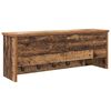 vidaXL V&aelig;gmonteret Jakkeholder med hylde Gammelt tr&aelig; 80 x 20 x 30 cm