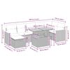 vidaXL sofasæt til haven 5 dele med hynder polyrattan beige