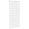 vidaXL zebragardin hvid 110x230 cm stofbredde 105,9 cm polyester