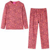 vidaXL Pyjamas til b&oslash;rn str. 92 gammelrosa