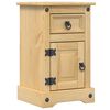 vidaXL sengebord Corona 35x32,5x58 cm massivt fyrretr&aelig;