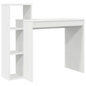 vidaXL Bord Hvid Konstrueret tr&aelig; 100 x 40 x 90 cm