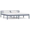vidaXL sengestel massivt fyrretr&aelig; 160 x 200 cm gr&aring;