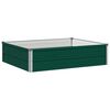 vidaXL H&aelig;vet Havebed Gr&oslash;n 100 x 80 x 24 cm koldvalset st&aring;l