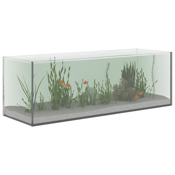 vidaXL Akvarium med opbevaring Transparent 60 x 20 x 20 cm Glas