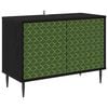 vidaXL TV-skab GELEEN 69 x 33 x 50,5 cm Sort eg Konstrueret tr&aelig;