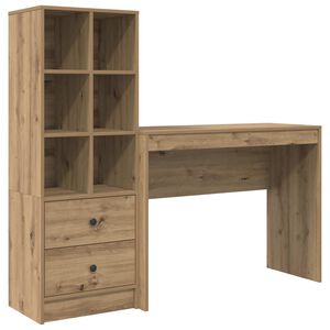 vidaXL Bord Artisan Egetr&aelig; 145,5 x 40 x 127 cm 2 stk.