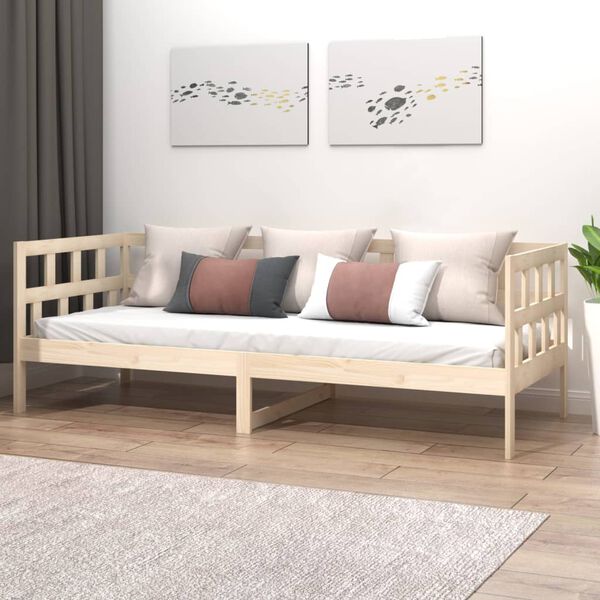 vidaXL daybed 90x200 cm massivt fyrretr&aelig;