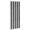 vidaXL Insektgardin i chenille Gr&aring; og sort 90 x 220 cm 100% PP
