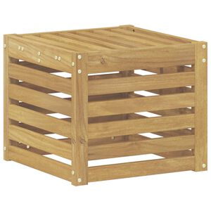 vidaXL Udend&oslash;rs sofagruppe Hvid 35 x 38 x 37 cm Massivt Akacietr&aelig;