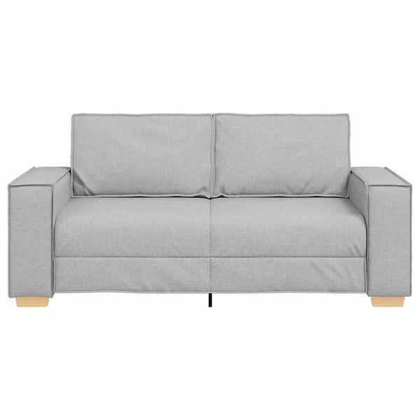 vidaXL 2-personers sofa skygr&aring; 180x78x84 cm stof