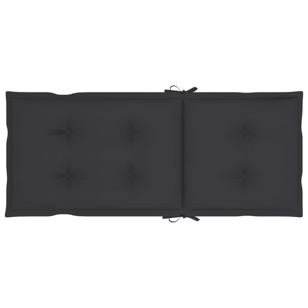 vidaXL positionsstole 8 stk. med hynder akacietr&aelig; gr&aring;