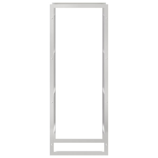 vidaXL brændestativ 50x28x132 cm rustfrit stål
