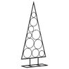 vidaXL dekorativt juletr&aelig; 90 cm metal sort