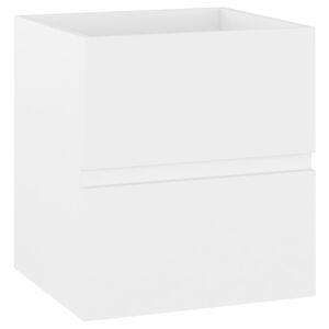 vidaXL skab til h&aring;ndvask 41x38,5x45 cm konstrueret tr&aelig; hvid