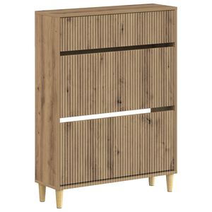 vidaXL Sko skab ARNHEM 78 x 24 x 103 cm Konstrueret tr&aelig; Artisan-eg