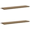 vidaXL 2-delt b&aelig;nkepude SOEST 100% polyester Gr&aring;brun 180 x 40 x 5 cm