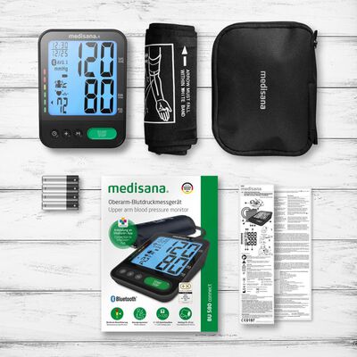 Medisana blodtryksmåler til overarm BU 580 Connect sort