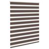 vidaXL zebragardin 120,9x175 cm stofbredde 116,7 cm kaffe