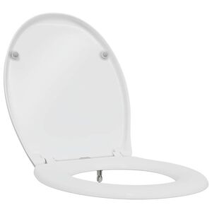 vidaXL Toilet s&aelig;de Hvid 44,8 x 37,3 x 4,2 cm Duroplast