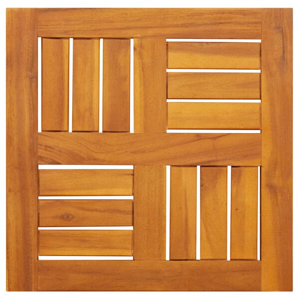 vidaXL bordplade 40x40x2 cm firkantet massivt akacietræ