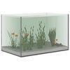 vidaXL Akvarium med opbevaring Transparent 40 x 25 x 25 cm Glas