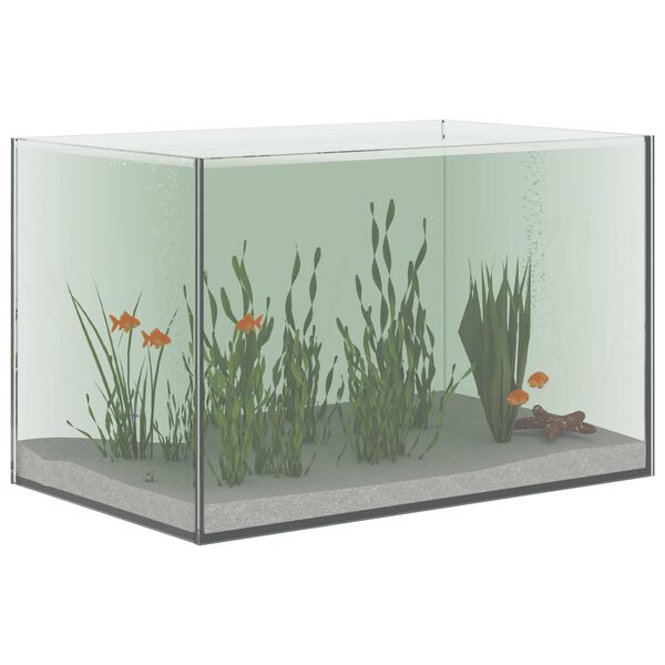 vidaXL Akvarium med opbevaring Transparent 40 x 25 x 25 cm Glas