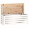 vidaXL opbevaringskasse 89x36,5x33 cm massivt fyrretr&aelig; hvid