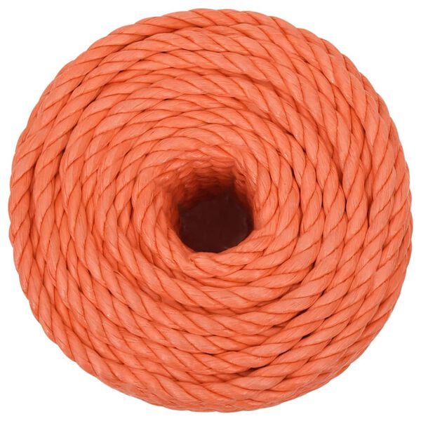 vidaXL arbejdsreb 12 mm 50 m polypropylen orange