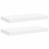 vidaXL v&aelig;ghylder 2 stk. 50x23,5x3,8 cm MDF hvid