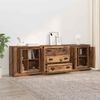 vidaXL Sideboards med skuffe 3 pcs Gammelt tr&aelig; 210 x 35,5 x 67,5 cm