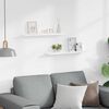vidaXL gallerihylder 2 stk. 60x9x3 cm MDF hvid