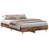 vidaXL sengestel uden madras 120x190 cm konstrueret tr&aelig; r&oslash;get eg